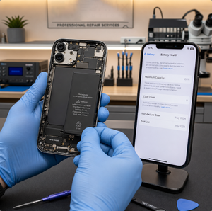 Batería de Repuesto para iPhone 12, 13, 14, 15, 16 Pro Max, Sin Mensaje de Parte Desconocida, Indicador de Salud del 100%, Cobalto Puro, Venta al Por Mayor - Product Image 4