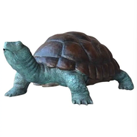 Grande statue de tortue en bronze pour la décoration de la cour