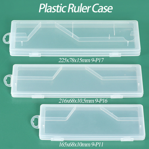 SUNSHING Wholesales Slim Ruler Case Geometry <b>Tool</b> <b>Box</b> with Transparent Ruler Set Colorful Students Ruler with PP <b>Storage</b> <b>Box</b> - Product Image 3