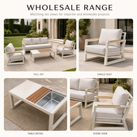 Wahrscheinlich verblasst die meisten Terrassengarnituren innerhalb von 18 Monaten, dieses Outdoor-Sofa-Set hält drei ganze Outdoor-Jahreszeiten stand, dank asymmetrischer Anordnung.