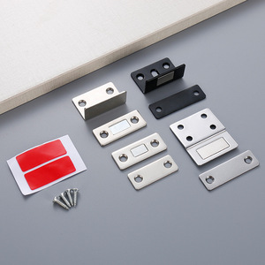 Loquet de porte <span class=keywords><strong>magnétique</strong></span> adhésif en métal ultra fin pour tiroir de <span class=keywords><strong>placard</strong></span> de cuisine - Product Image 3