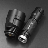 Lampe torche LED portable C8 pour le camping, rechargeable, IP65, 1000+ lumens, corps en alliage d'aluminium, lentille en verre avec revêtement AR, LED SST-40.2