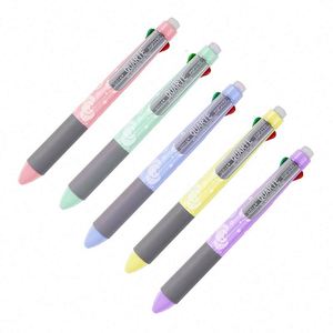 4-in-1 <b>Multi</b>-<b>Color</b> Ballpoint <b>Pen</b> Custom Logo Print Gel <b>Pens</b> with 0.5mm 0.7mm Writing Width for School & Office Promotional Gift - Product Image 2