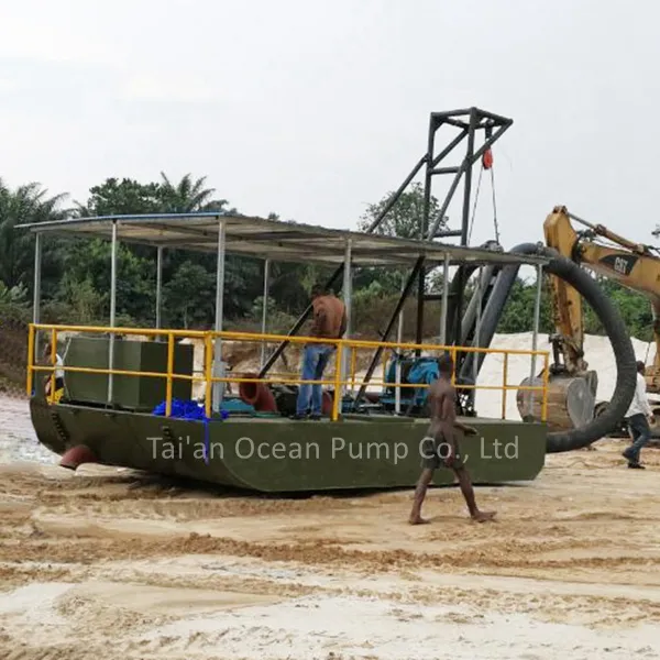 Dredge de mineração de areia de alto desempenho é fácil de operar e baixo custo de investimento para venda