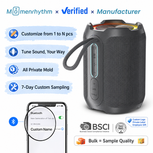 Haut-parleurs portables Bluetooth personnalisés avec logo, fonctionnant sur USB, autonomie illimitée, acoustique riche, résistance aux chocs, performances optimales - Product Image 1