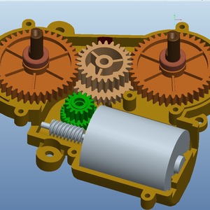 Boîte de vitesses de réduction pour moteur de masseur Shunjie, conçue pour robots, en plastique et composée de composants métalliques. - Product Image 1