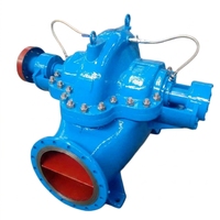 Pompe à double aspiration à haut débit et à économie d'énergie, corps en acier inoxydable 304, haute résistance à l'usure, haute pression, moteur triphasé