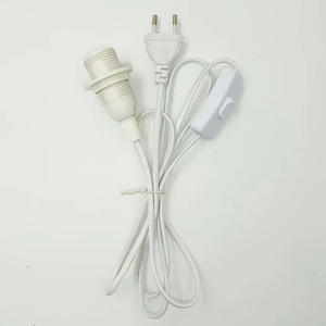 E14 lámpara de diente completo lámpara de cabeza <span class=keywords><strong>Baser</strong></span> 1,8 m Cable de alimentación enchufe de la UE adaptador de lámpara colgante con interruptor de cable enchufe colgante - Product Image 2