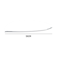 Pour Mercedes Benz Classe C W204 07-12, garniture chromée du pare-chocs arrière, 2048850921 2048851021, pièces de haute qualité
