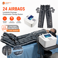 Appareil de massage par ondes d'air, stimulateur de circulation lymphatique, équipement amincissant pour le corps avec écran LCD, analyse de la peau