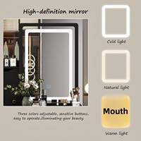 Nouvelle Table de Maquillage Haut de Gamme 2026 en Bois Massif Style Nordique avec Miroir et Rangement pour Chambre à Coucher