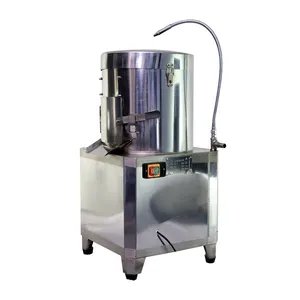 Professionele Commerciële Pelador De Papa Kleine Restaurant Automatische Aardappel Schoon Wasmachine En Dunschiller Peeling Machine Voor Verkoop