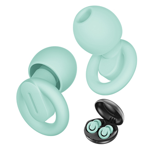 จุกอุดหูลดเสียงรบกวน 23dB ป้องกันเสียงรบกวน ซิลิโคนแบบใช้ซ้ำได้ สำหรับนอนหลับ - Product Image 1