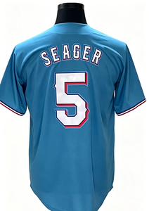 Nouveau maillot de <span class=keywords><strong>baseball</strong></span> SEAGER pour hommes, 53 GARCIA, 48 deGROM, 34 Ryan, broderie respirante, <span class=keywords><strong>chemise</strong></span> de sport - Product Image 5