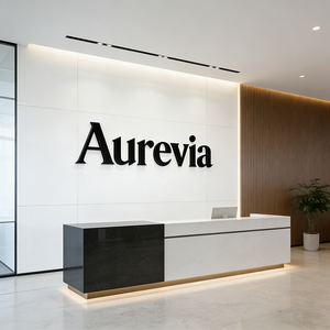 Letrero Metálico Personalizado con Logotipo para Negocios, Empresas, Oficinas, Letreros Metálicos con Logotipo Comercial - Product Image 2