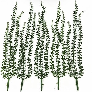 Plante succulente artificielle suspendue, décoration murale, verdure intérieure et extérieure, plante artificielle en plastique, décoration - Product Image 5