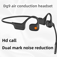 Headset Bisnis Nirkabel dengan Peredam Kebisingan Aktif (ANC), Tahan Air IPX6, Kualitas Panggilan HD, Chipset Jerry, Mikrofon, Bluetooth