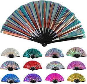 Ventilador de mano plegable de bambú prémium de 10 pulgadas al por mayor, arte popular ecológico para Kung Fu, Tai Chi, Año Nuevo Chino, negocios de primera calidad - Product Image 5