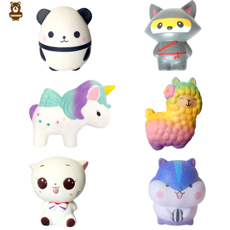 Прямая продажа с завода Ароматизированная кавайная сжимаемая медленно восстанавливающая форму игрушка сжимаемая