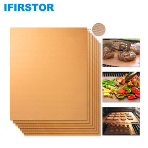 Pas cher <span class=keywords><strong>Prix</strong></span> Résistant À La Chaleur Ignifuge Charbon <span class=keywords><strong>De</strong></span> <span class=keywords><strong>Verre</strong></span> Antiadhésif BBQ Grill Tapis Réutilisable Tapis <span class=keywords><strong>De</strong></span> Cuisson Four Doublure - Product Image 2