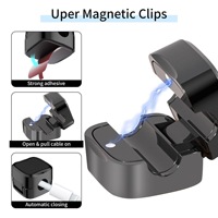 Organisateur de câble magnétique en plastique Stockage magnétique Super Strong Wire Holder Desk Data Clip avec magnétique