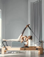 ROUSER Machine de Pilates Reformer en bois d'érable, équipement professionnel de lit de Pilates pour studio, salle de sport à domicile et entraînement de fitness