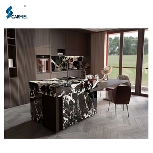 Azulejos de losa de mármol negro Noir Grand Antique Bvlgaris Bulgaris, mármol negro Napoleón para suelo de encimera, decoración de pared Interior - Product Image 5