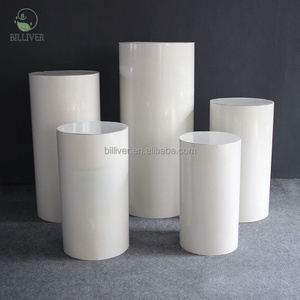 Yüksek kaliteli kalınlaşma Metal kaide demir silindir kaide kek raf tatlı masa için doğum günü düğün parti yuvarlak taban kaide - Product Image 1