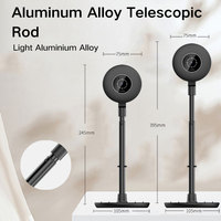 Webcam Konferensi All-in-one 1080p Full HD dengan Mikrofon dan Speaker Terintegrasi untuk PC USB2.0 USB3.0 Kamera Web Pintar