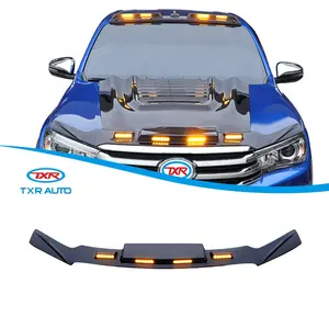 Bonnet Guard Hood Scoop Cover Roof Searchlight Car Exterior Accessories For Toyota Hilux 2015-2020