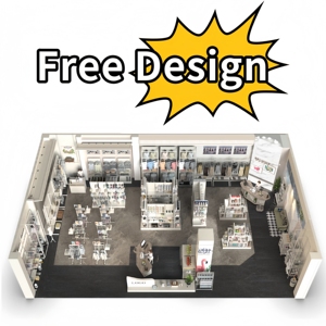 Estante de supermercado personalizable de un solo lado Diseño de acero ligero para uso en farmacia - Product Image 5