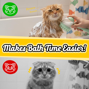 Pet Bathing <b>Brush</b> Multifunctional Massage Comb Shampoo Shower Gel Silicone Cleaning for Dog Cat All Pet Grooming Supplies - Product Image 3