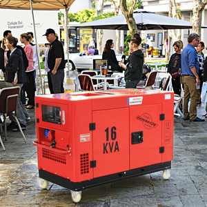 เครื่องกำเนิดไฟฟ้าดีเซลแบบเงียบพิเศษ 10KVA 15KW พร้อมระบบ ATS ควบคุมระยะไกล 20KVA 16KW แบบเก็บเสียง 60HZ 50HZ แรงดันไฟฟ้า 230V ผลิตในจีน ลดราคาพิเศษ - Product Image 1