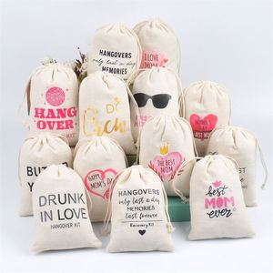 Sacs de survie pour la récupération après une gueule de bois 10*15cm, sacs de fête pour filles, week-end, fête prénuptiale, décoration de mariage, sac cadeau - Product Image 2