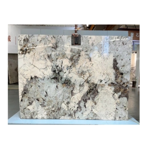 Backlit lộng lẫy Trắng Alaska Trắng Granite <span class=keywords><strong>grey</strong></span> Grains slab & gạch cho bàn và cầu thang bước hoặc lò sưởi - Product Image 6