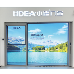 Fenêtres coulissantes horizontales motorisées en alliage d'aluminium, système de façade intelligent automatique, mur de verre rétractable à levage pour - Product Image 2