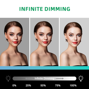 Hot bán tri-gấp ba-cách led trang điểm Vanity gương tùy chỉnh xách tay gấp Máy tính để bàn thường vụ bảng thắp sáng thiết kế nhỏ gọn - Product Image 2