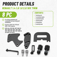 Kit d'outils de calage moteur pour Renault Nissan Dacia Opel K4J K4M F4P F4R K9K 1.4 1.6 1.8 2.0 16V, ensemble de blocage d'arbre à cames