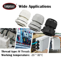 Passe-câbles étanches IP68 blancs PA66/NBR M32/M25/M20/M16/M12 -20~80°C