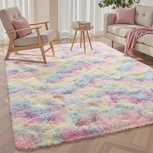 Tapis de salon modernes doux et moelleux, tapis touffetés, grands tapis shaggy pour salon - Product Image 3