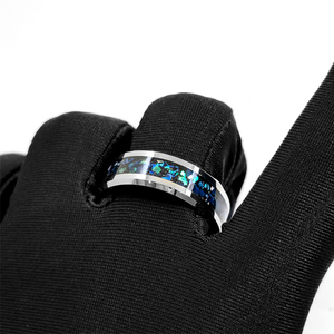 TG tungsten carbide <span class=keywords><strong>Ring</strong></span> Set với vỏ bào ngư Chất lượng cao đánh bóng, thoải mái để mặc đám cưới ban nhạc - Product Image 6