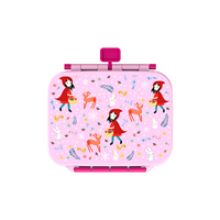 Contenedor de Alimentos Portátil y Reutilizable, Lonchera de Acero Inoxidable para Niños, Diseño Bonito, Etiqueta con Nombre, Asa, Caja Bento
