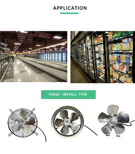 Kiron 200mm Nhôm cánh quạt cho lạnh ngưng và thiết bị bay hơi bóng mờ cực động cơ - Product Image 6