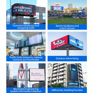 Pantalla LED Exterior 4K IP66 Resistente al Agua SL10 para Señalización de Orientación y Anuncios Comerciales en Estaciones de Tren de Alta Velocidad y Hoteles Resort - Product Image 3