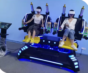 Thiết kế mới 2 người chỗ ngồi 9D VR rạp chiếu phim chiến đấu giả lập thực tế ảo đi xe quay trò chơi <span class=keywords><strong>video</strong></span> - Product Image 4
