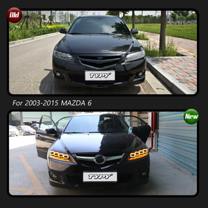 Fari auto TYPY per Mazda 6 2003-2015 lampade a LED per auto Upgrade a <span class=keywords><strong>Bugatti</strong></span> Styling accessori Full LED Plug And Play auto - Product Image 3