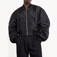 Blouson Aviateur Premium Homme Hiver 2026 – Service OEM, Vente en Gros, Sur Mesure, Haute Qualité, Tricoté, Enduit, Coupe-Vent