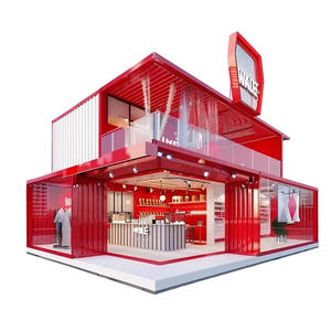 CE 10FT 20ft Container Mobile Boutique Flower Coffee Shop Boutique With Floor-to-Ceiling Window Beverage Spots Modular KIosk UK - Product Image 4