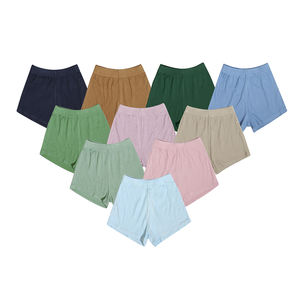 Venta directa del fabricante 2025 nuevos <span class=keywords><strong>pantalones</strong></span> de Yoga infantiles suaves transpirables de verano con Cintura elástica de Color sólido - Product Image 1
