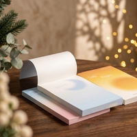 Bloc-notes personnalisé mignon et kawaii, impression couleur, bloc-notes de bureau, ensemble de notes autocollantes, vente chaude